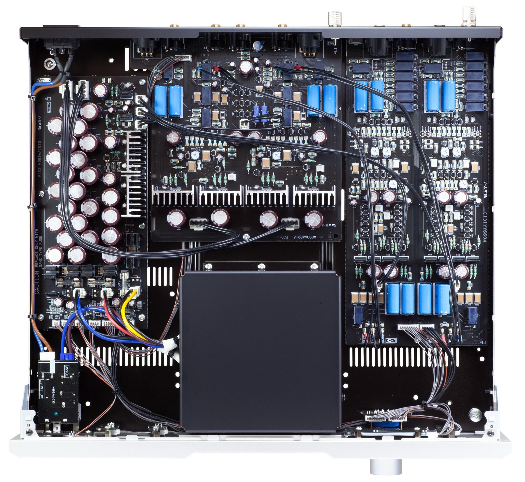 SOULNOTE E-1 Ver.2 內部:電源、等化與輸出電路板